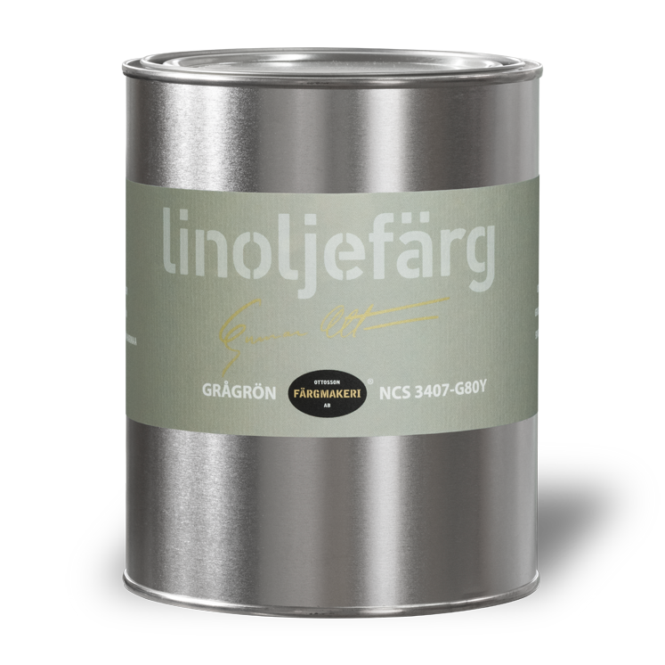 Grågrøn Linoliemaling Ottossons