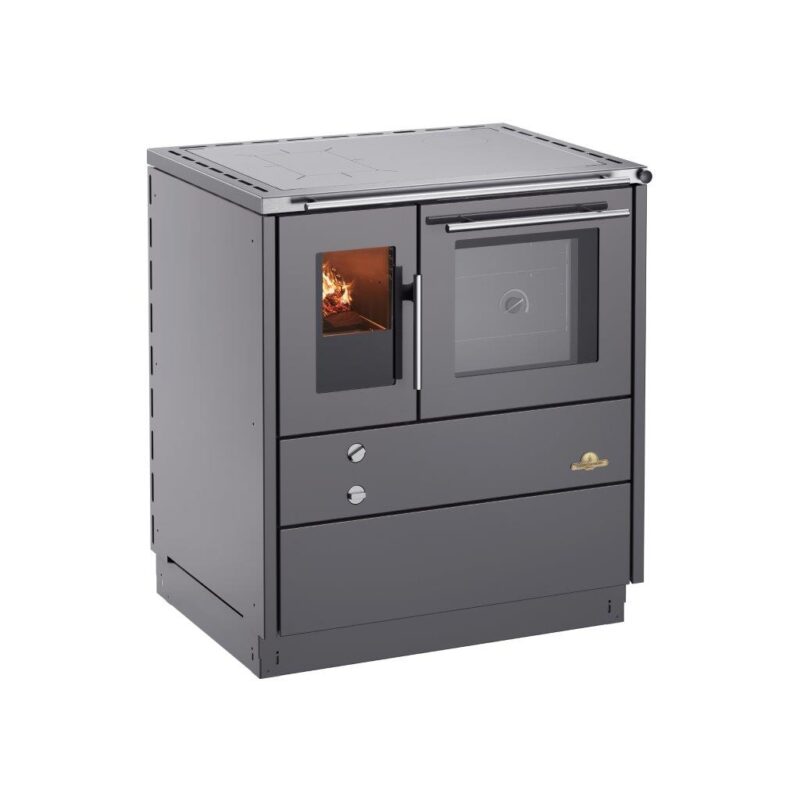 Brændeovn Heimdall grå