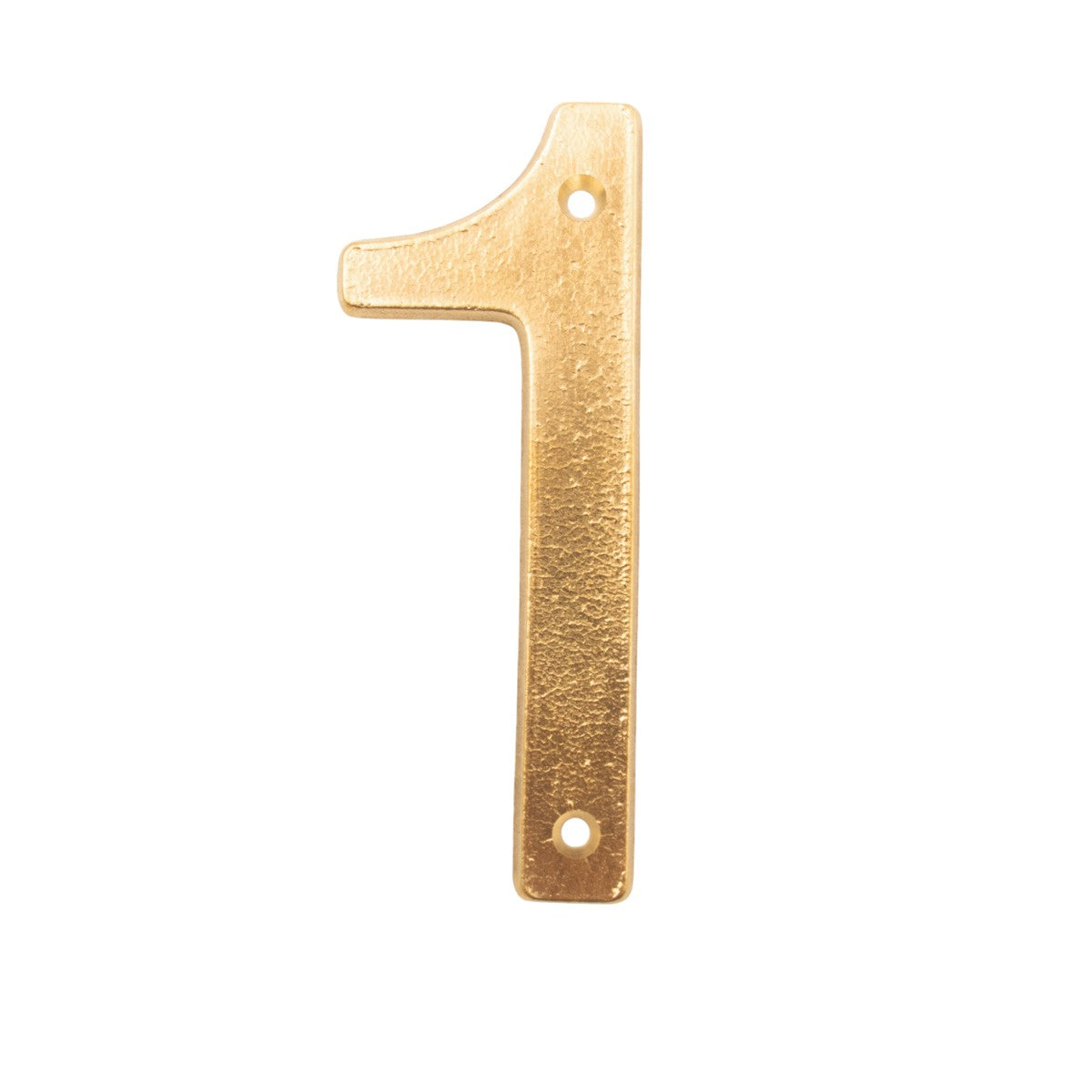 Husnummer 1 Aurelia rå messing