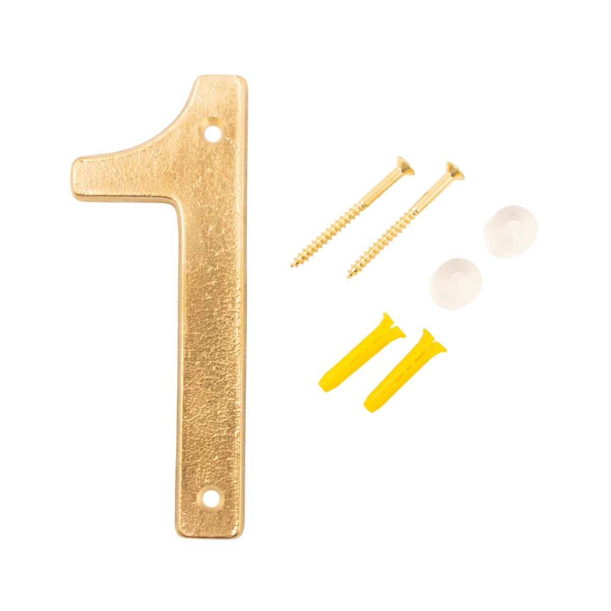 Husnummer 1 Aurelia rå messing