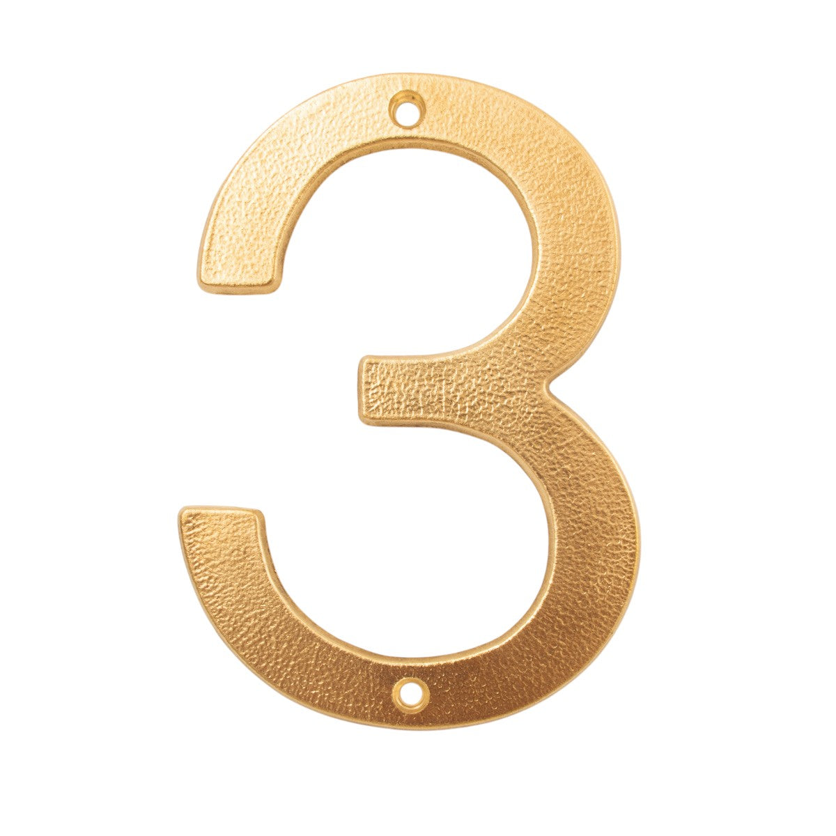 Husnummer 3 Aurelia rå messing