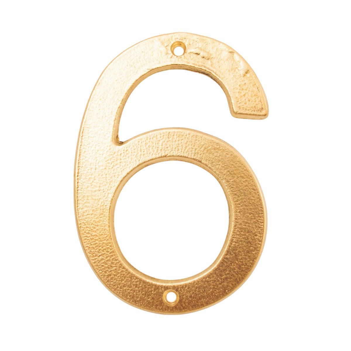 Husnummer 6 Aurelia rå messing