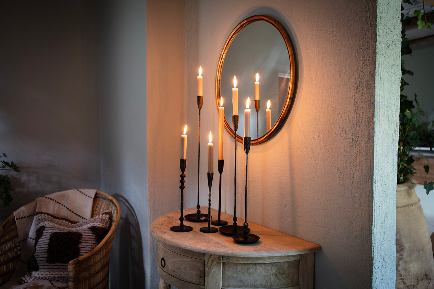 THOR Ljusstake L, Svart