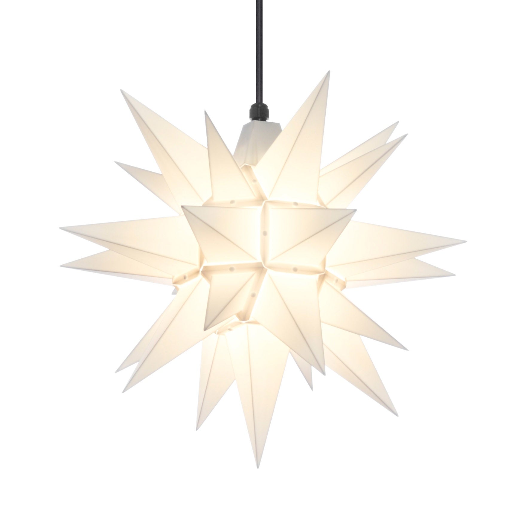 Adventsstjärna utomhus vit 40 cm