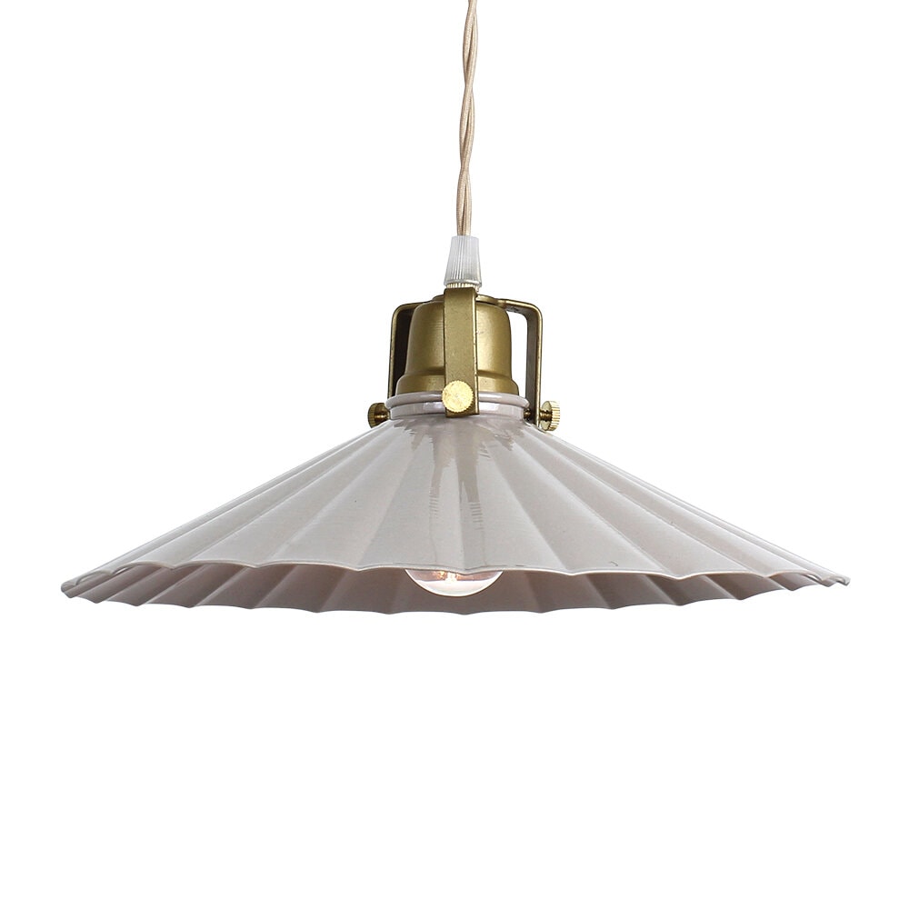 Taklampa Anita beige från Strömshaga