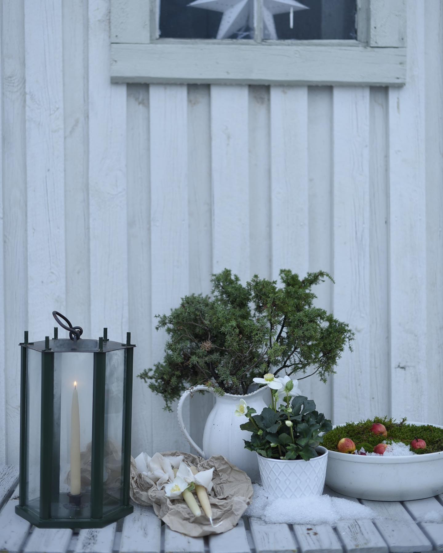 Lyslanterne vogngrøn