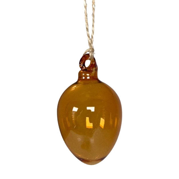 Glasägg Mörk Ockra S