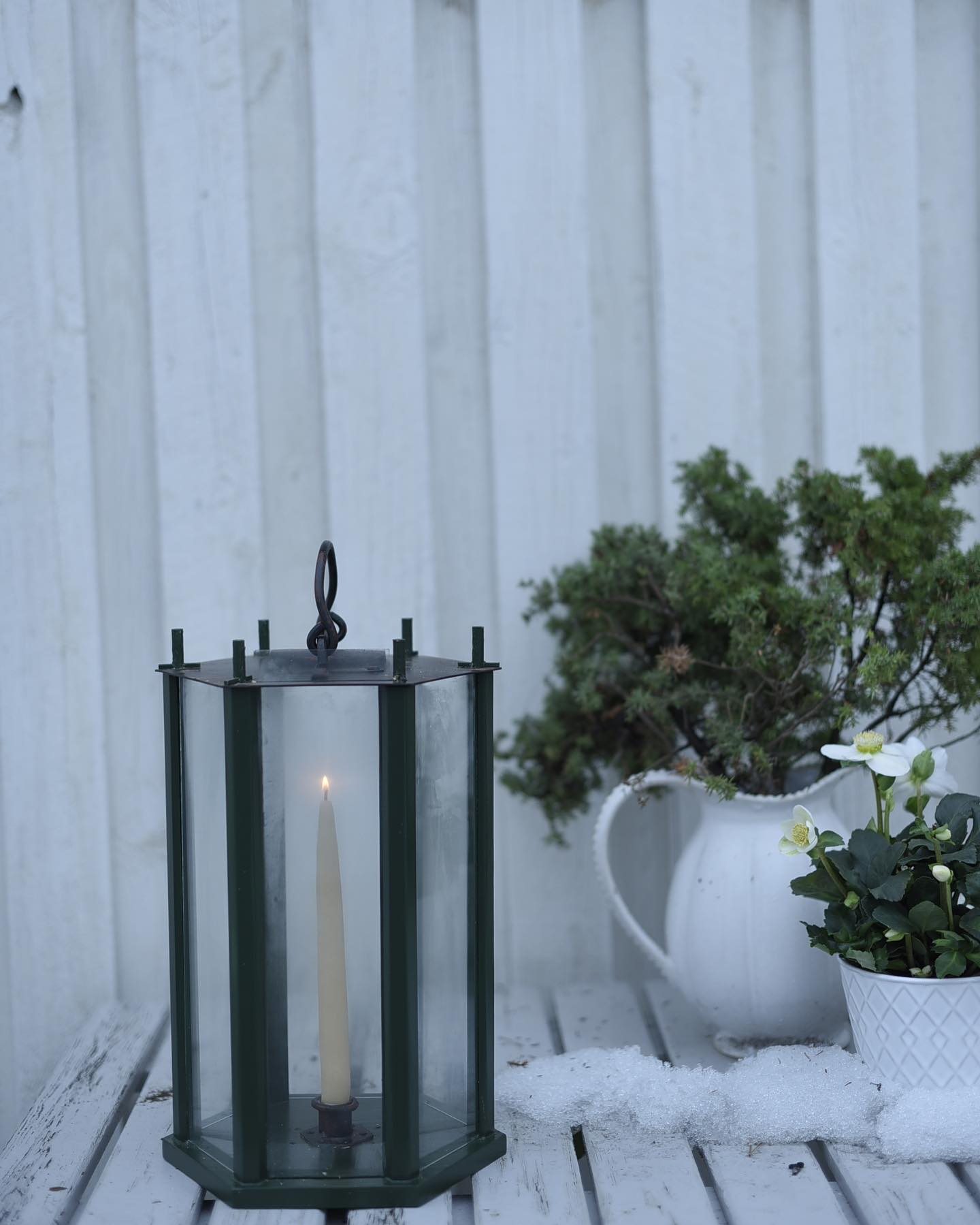 Lyslanterne vogngrøn