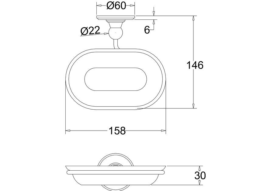 Burlington sæbeskål