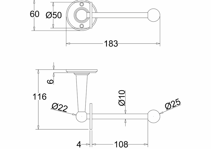 Burlington reservehjulsholder