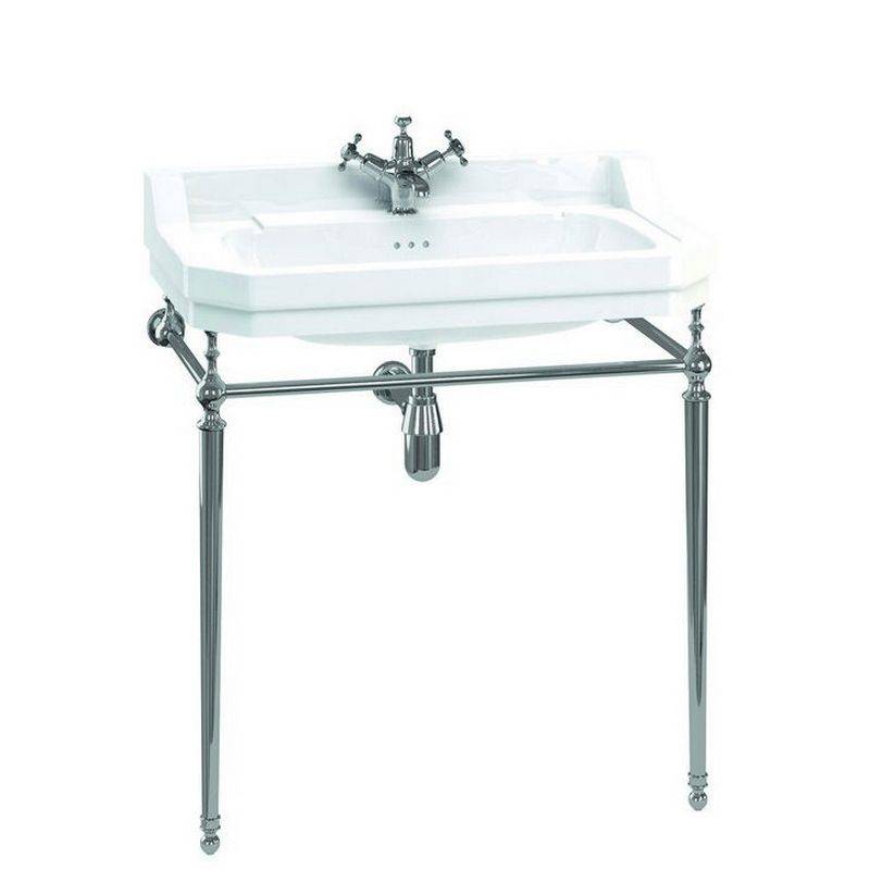 Burlington Edwardian Håndvask 80 cm Kromstativ