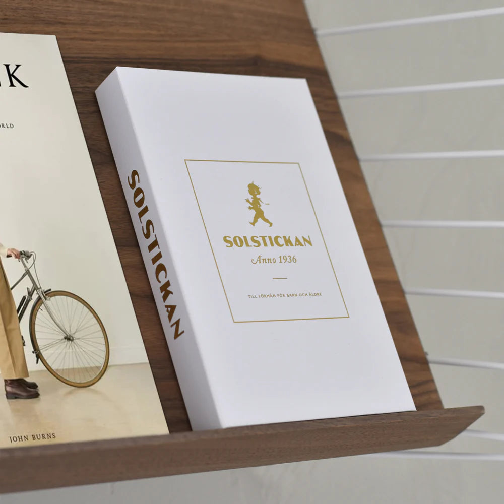 Solstickan Brandtæppe hvid/messing