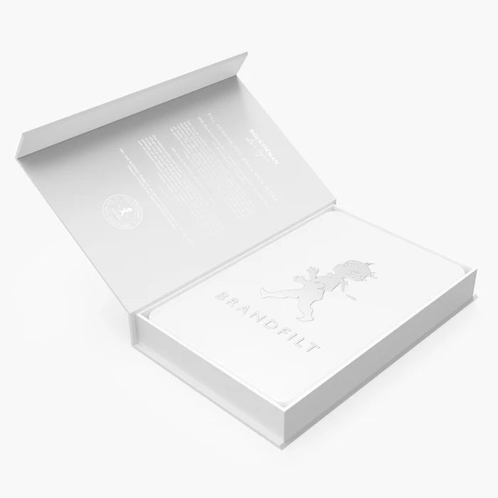 Solstickan Brandtæppe hvid