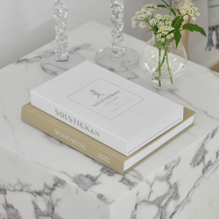 Brandtæppe Solstickan vit