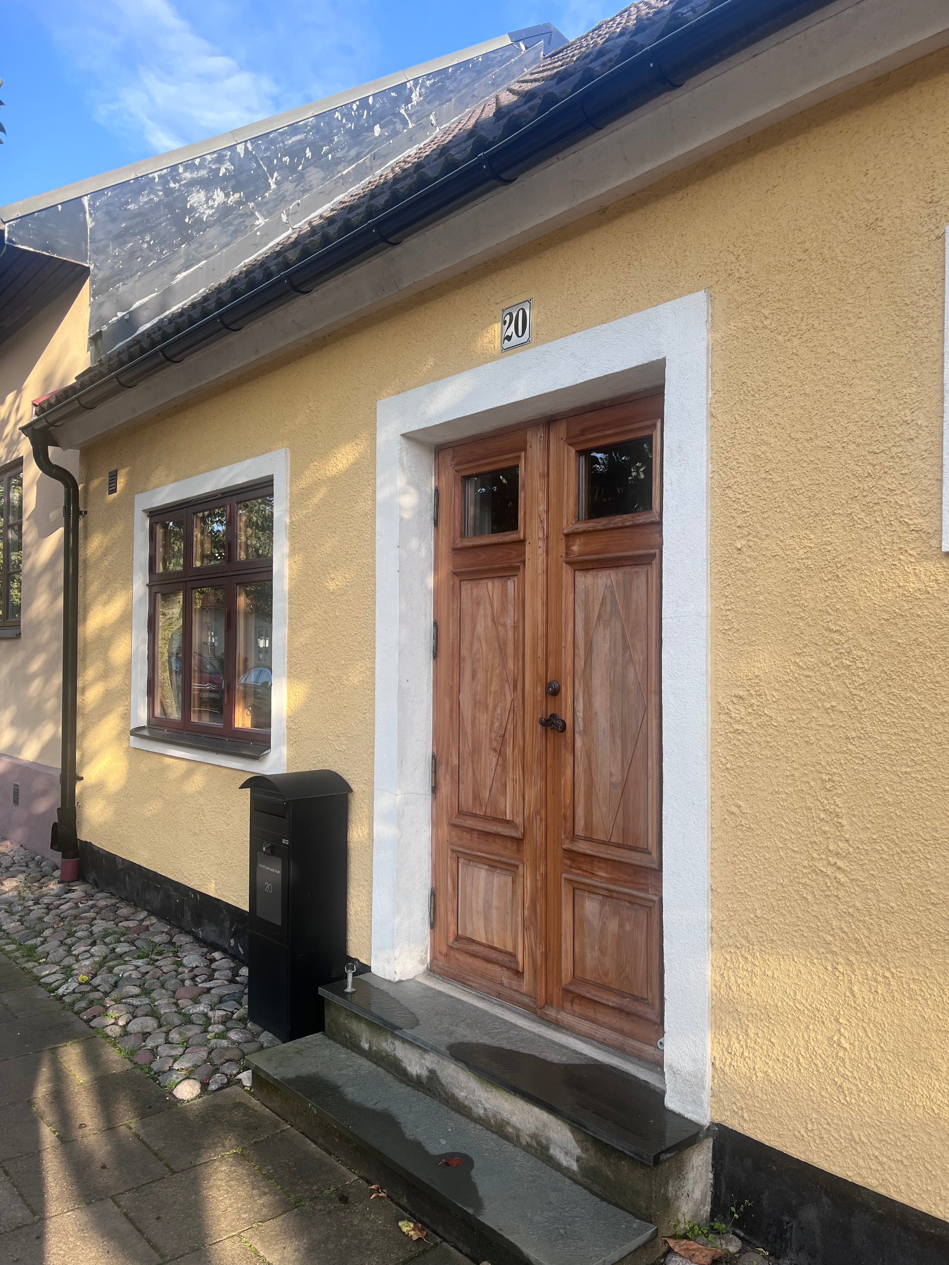 Christinehof pardörr teak