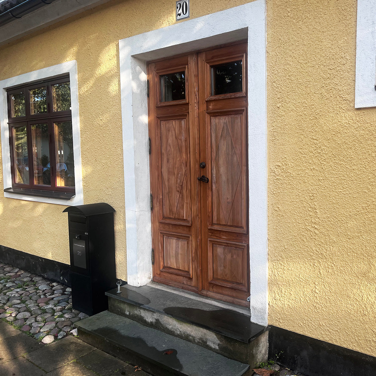 Christinehof pardörr teak