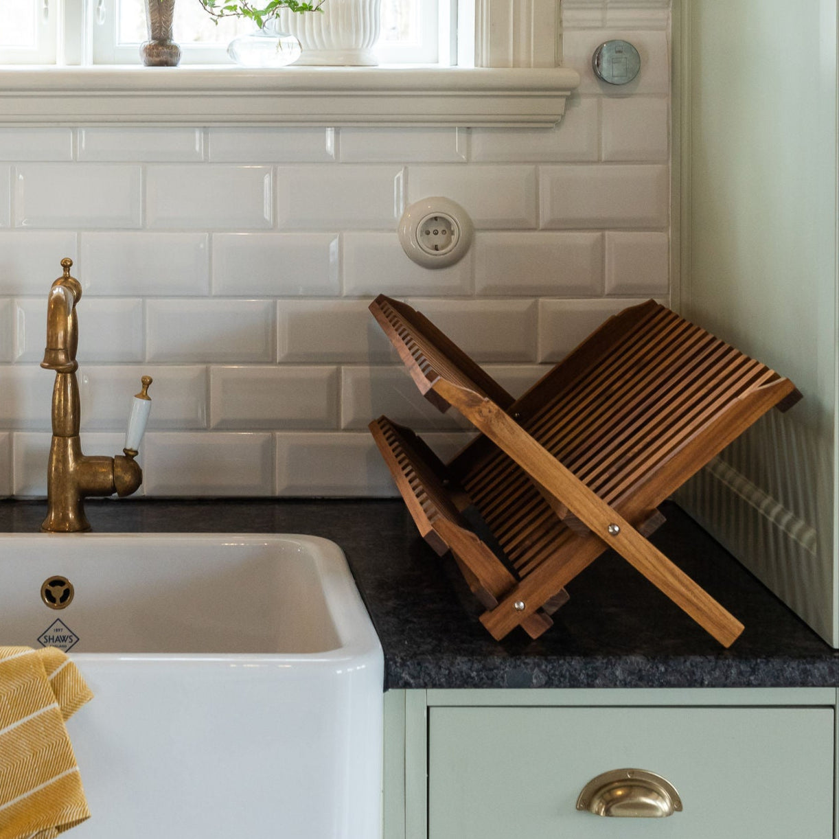 Abtropfgestell aus Holz