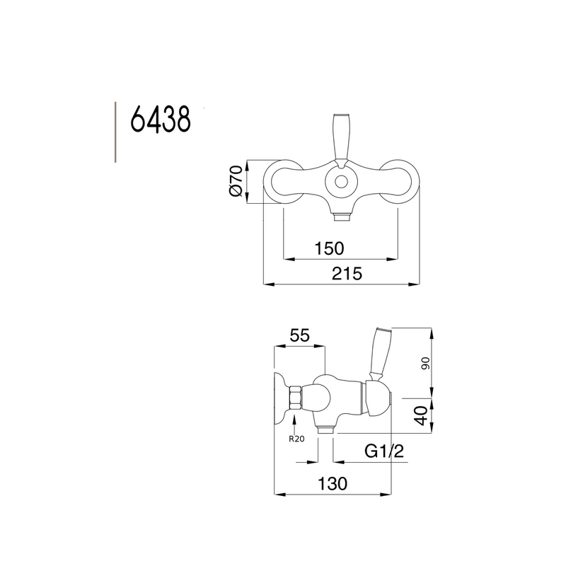Duschblandare Denver 6438
