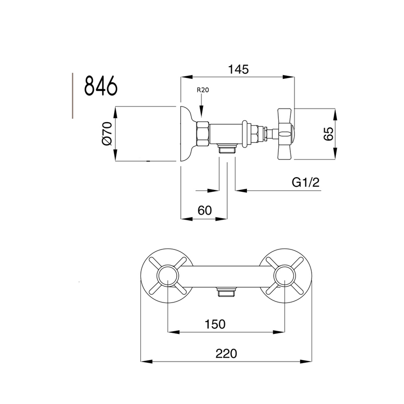Duschblandare Princeton 846