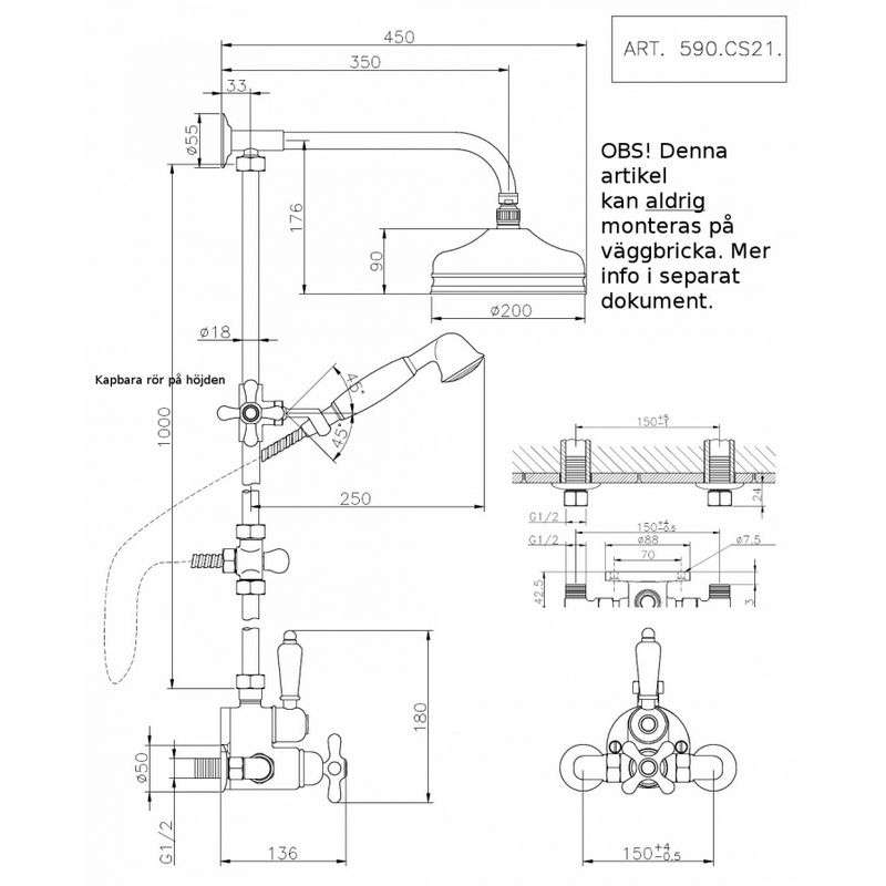 Duschset Croisette 590