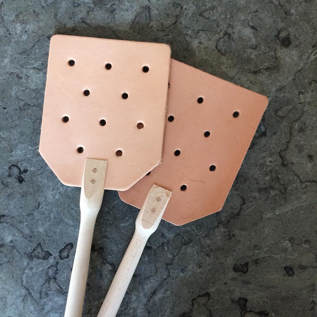 Fluesmækker Træ & Læder