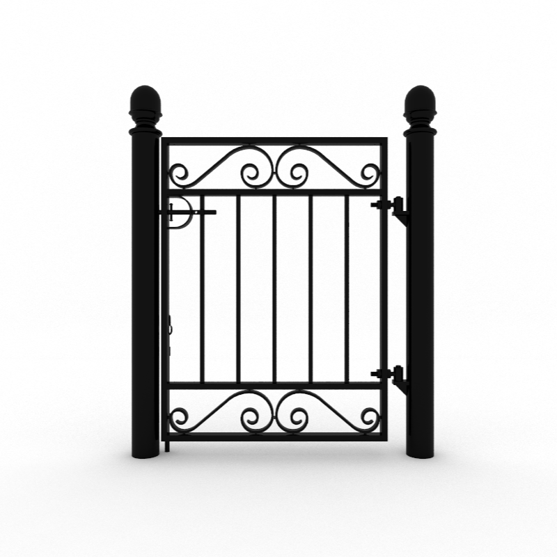 Gottåsa smedejernsport enkelt med stolper (på lager)