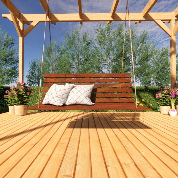 Hængesofa i teaktræ