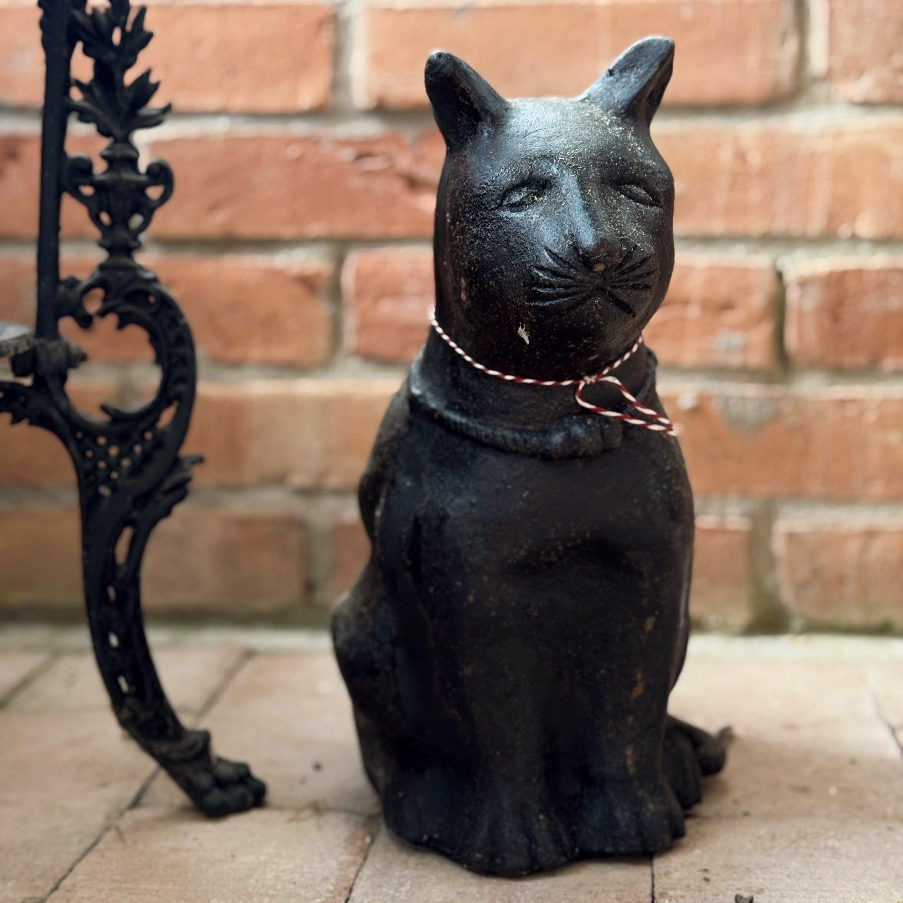 Dørstopper Kat Støbejern