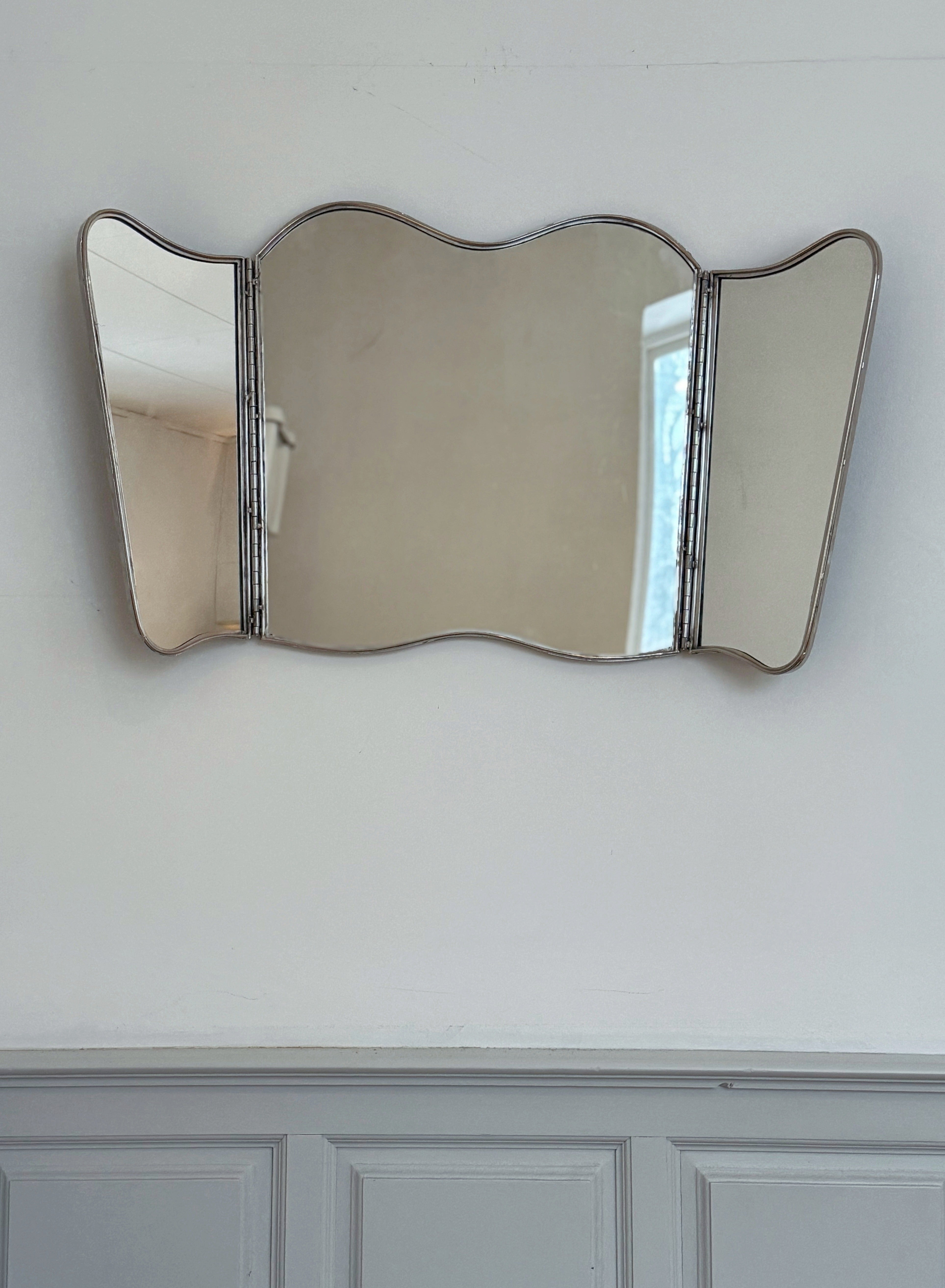 Spegel Jonna 3-delad Rostfritt Stål