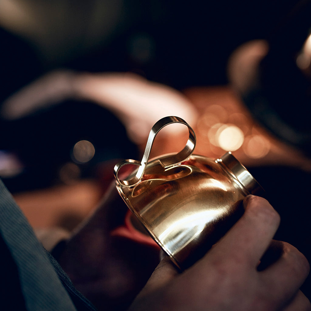 Petroleumslampe Natlampe messing