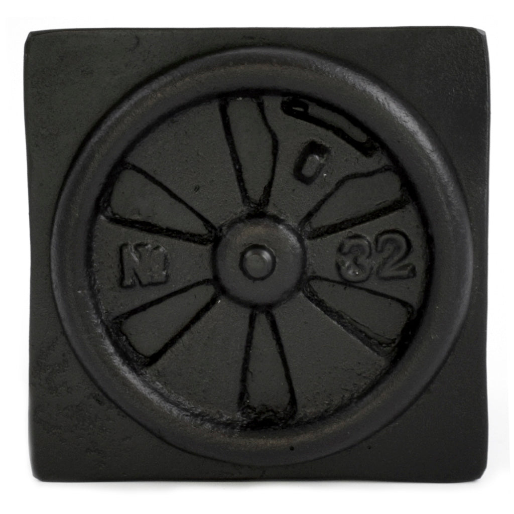 Firkantet Støbejernsventil m/studs 95mm