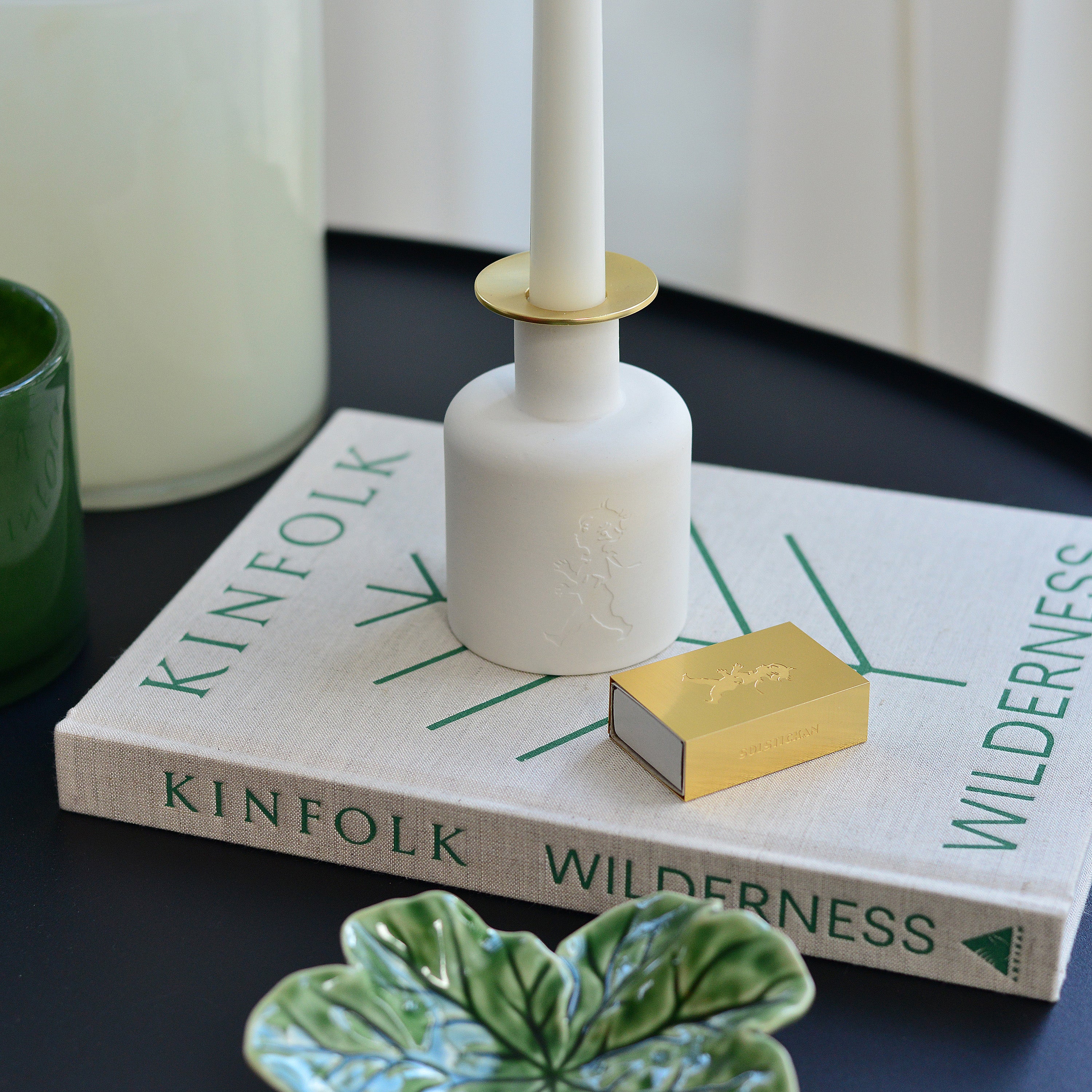 Tändsticksfodral Solstickan guld