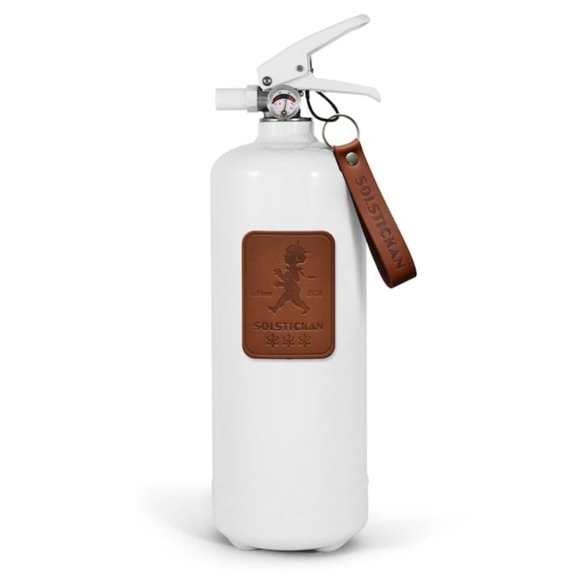Brandsläckare 2kg Läder Mörkbrun