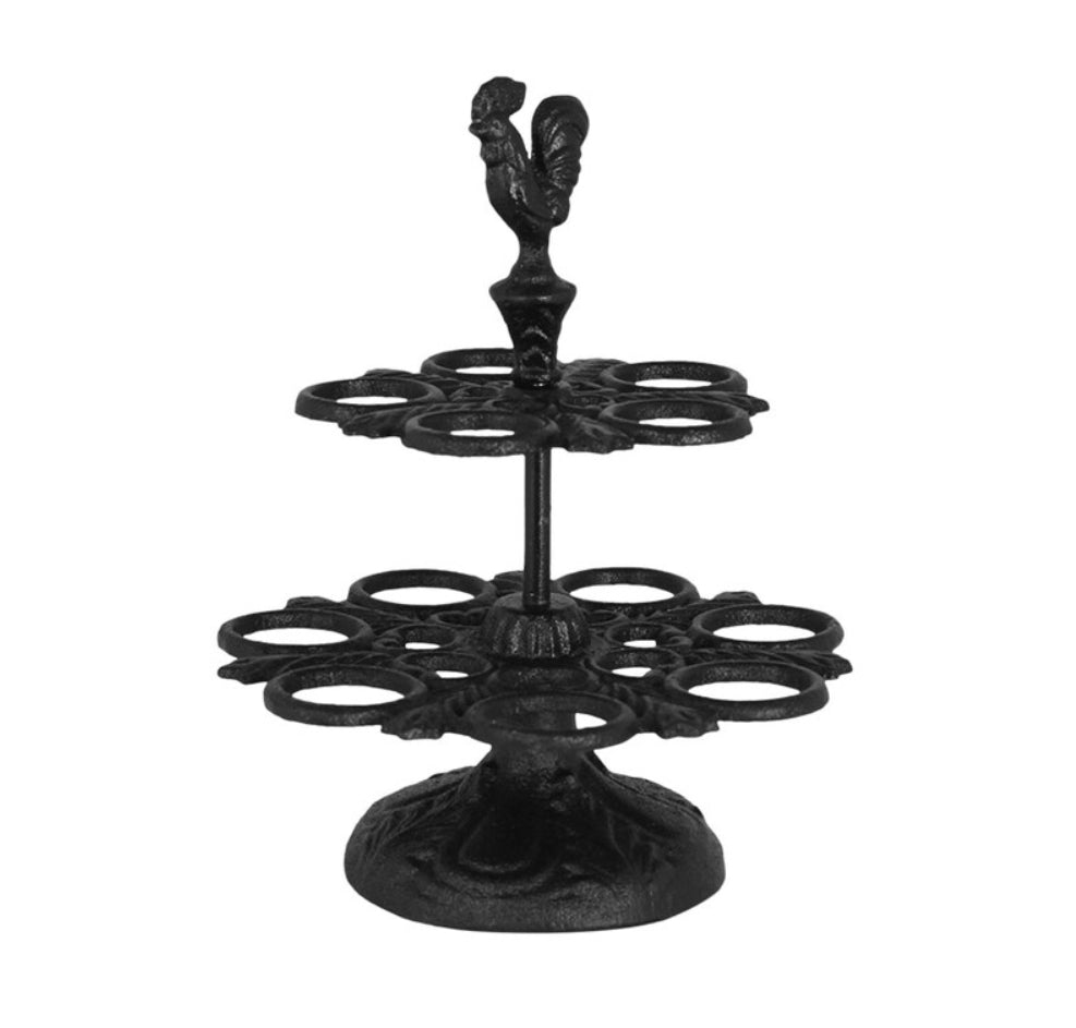 Ägghållare Järn Tupp