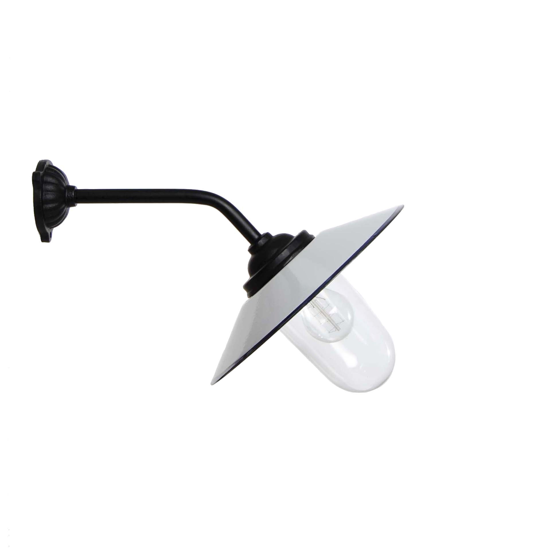 Staldlygte 45 Lige Kort Hvid Kulturbelysning