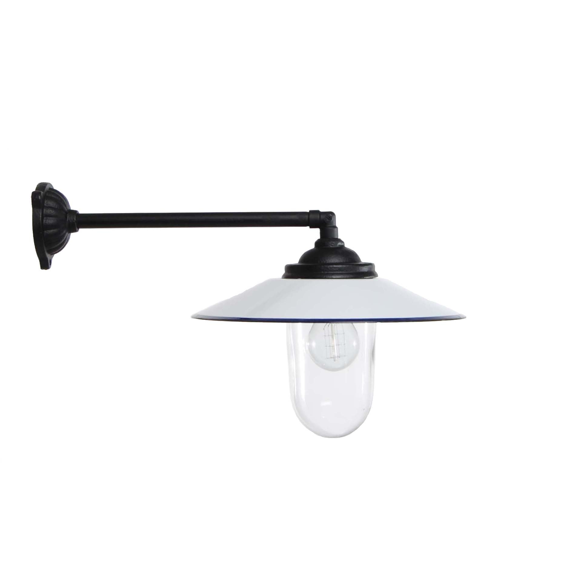 Staldlygte 90 Lige 47 cm Hvid Kulturbelysning