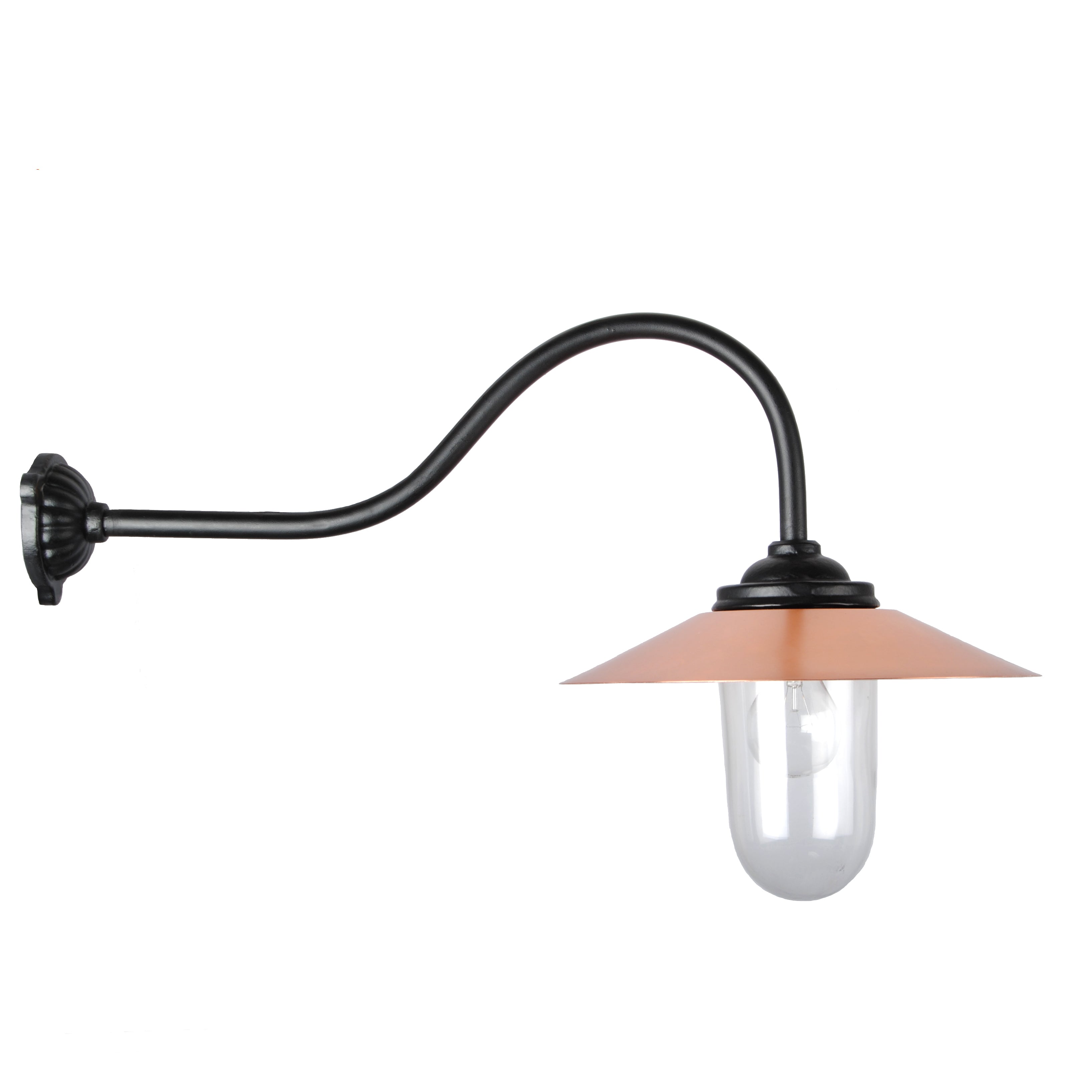 Kulturbelysning stald lanterne 90 krog kobber