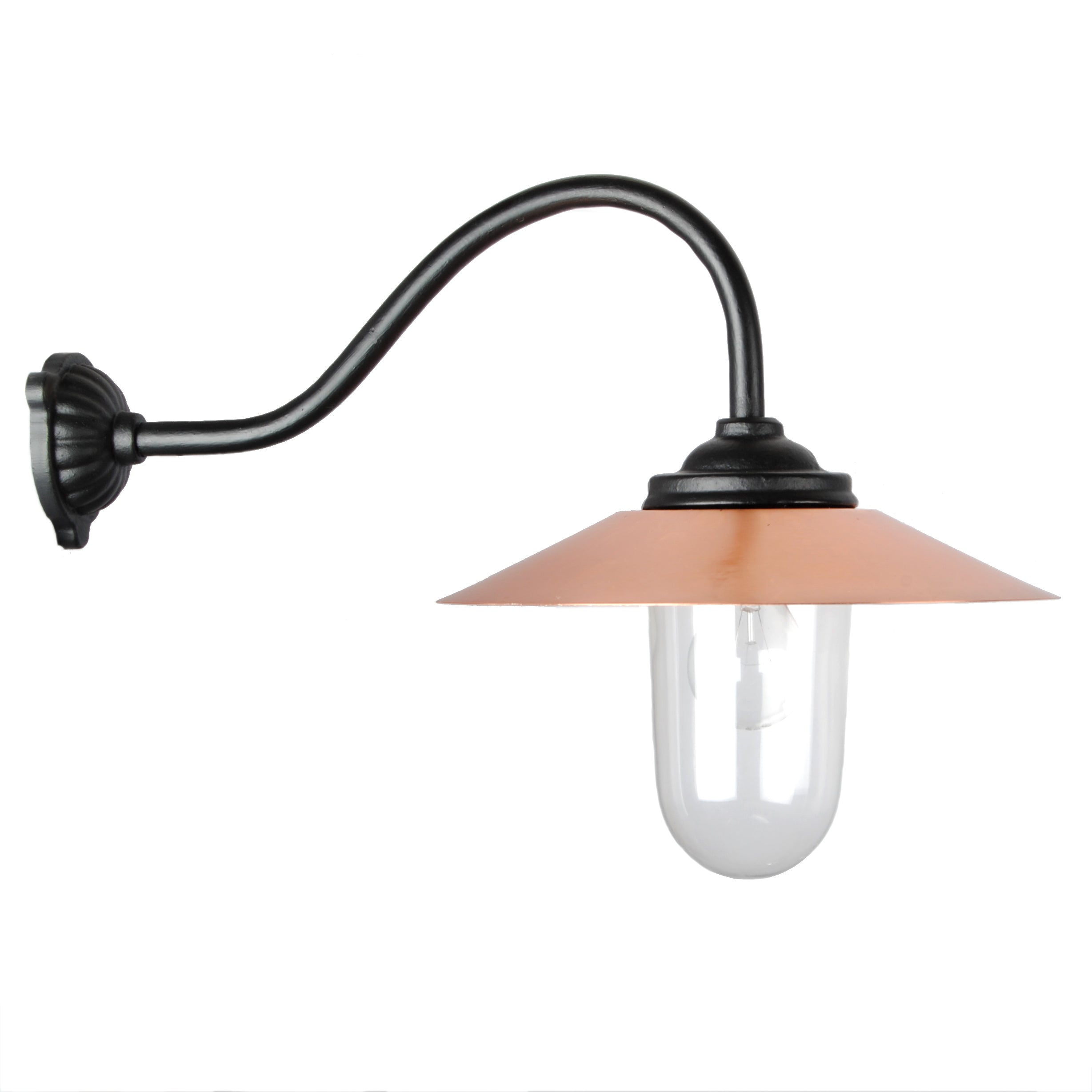 Kulturbelysning stald lanterne 90 krog kort kobber