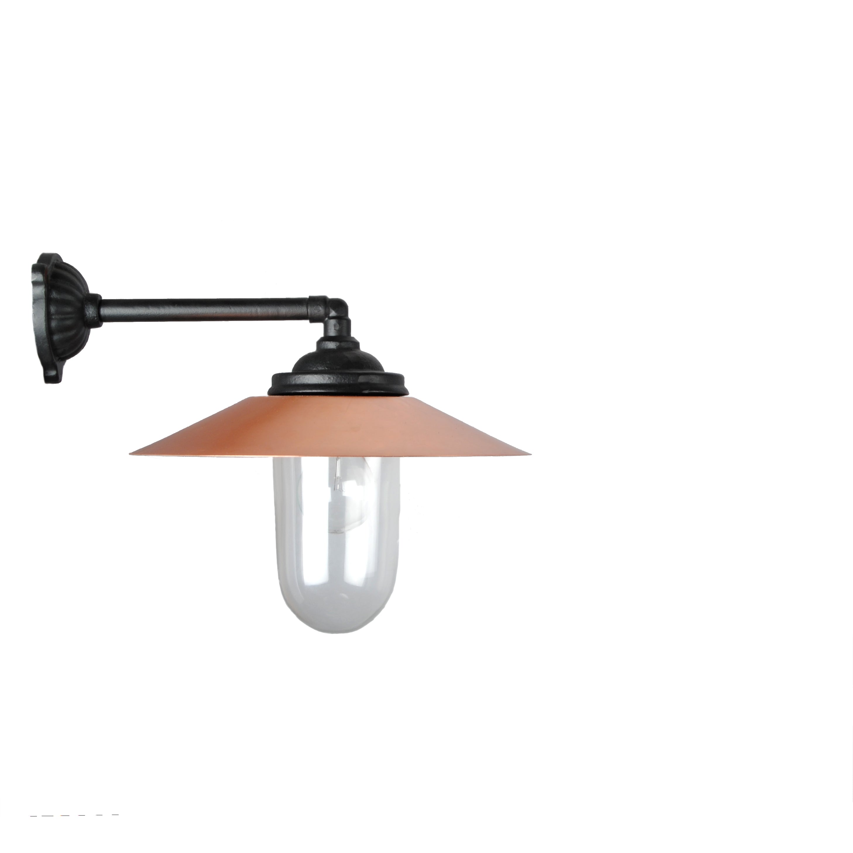 Staldlygte 90 Lige 37 cm Kobber Kulturbelysning