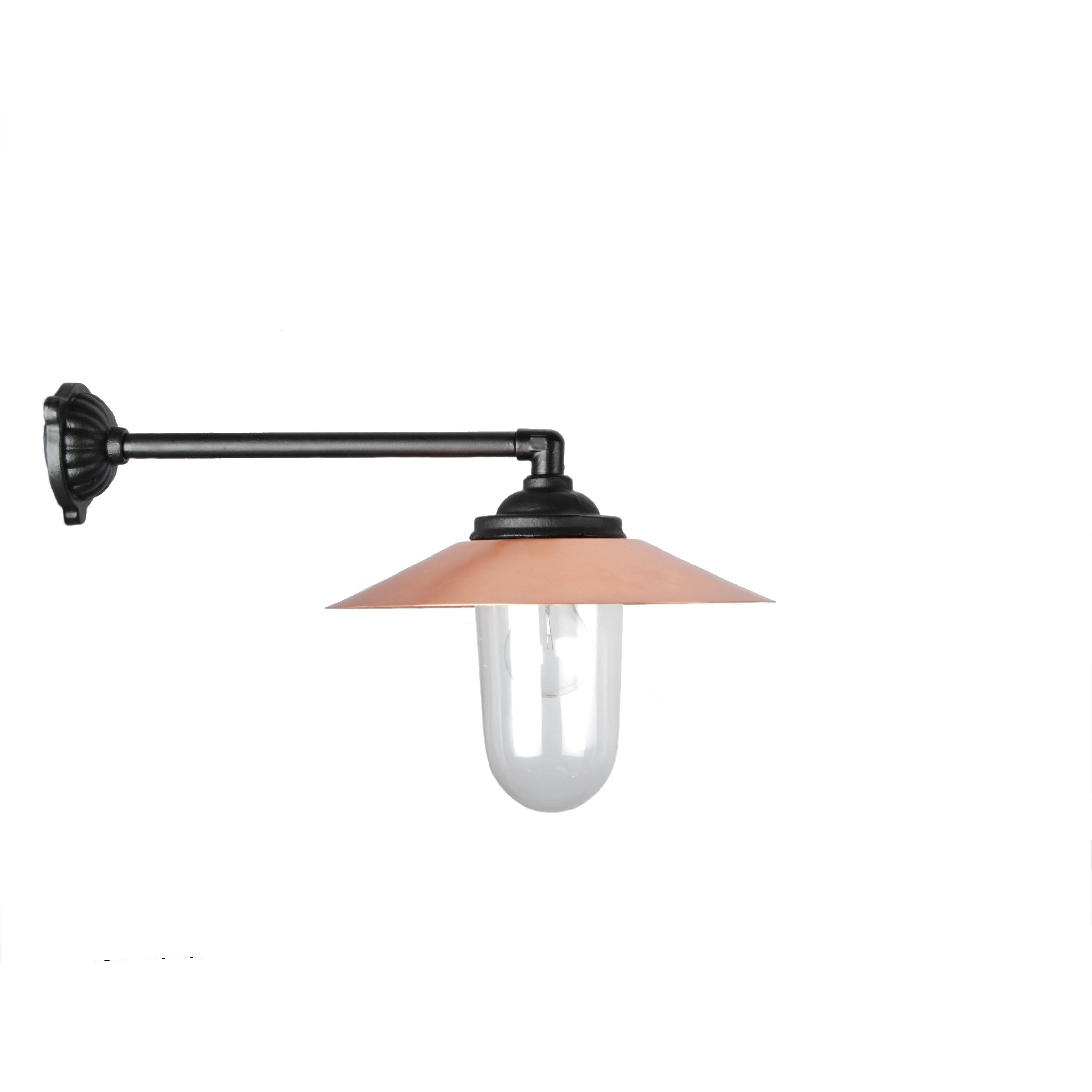 Staldlygte 90 Lige 47 cm Kobber Kulturbelysning