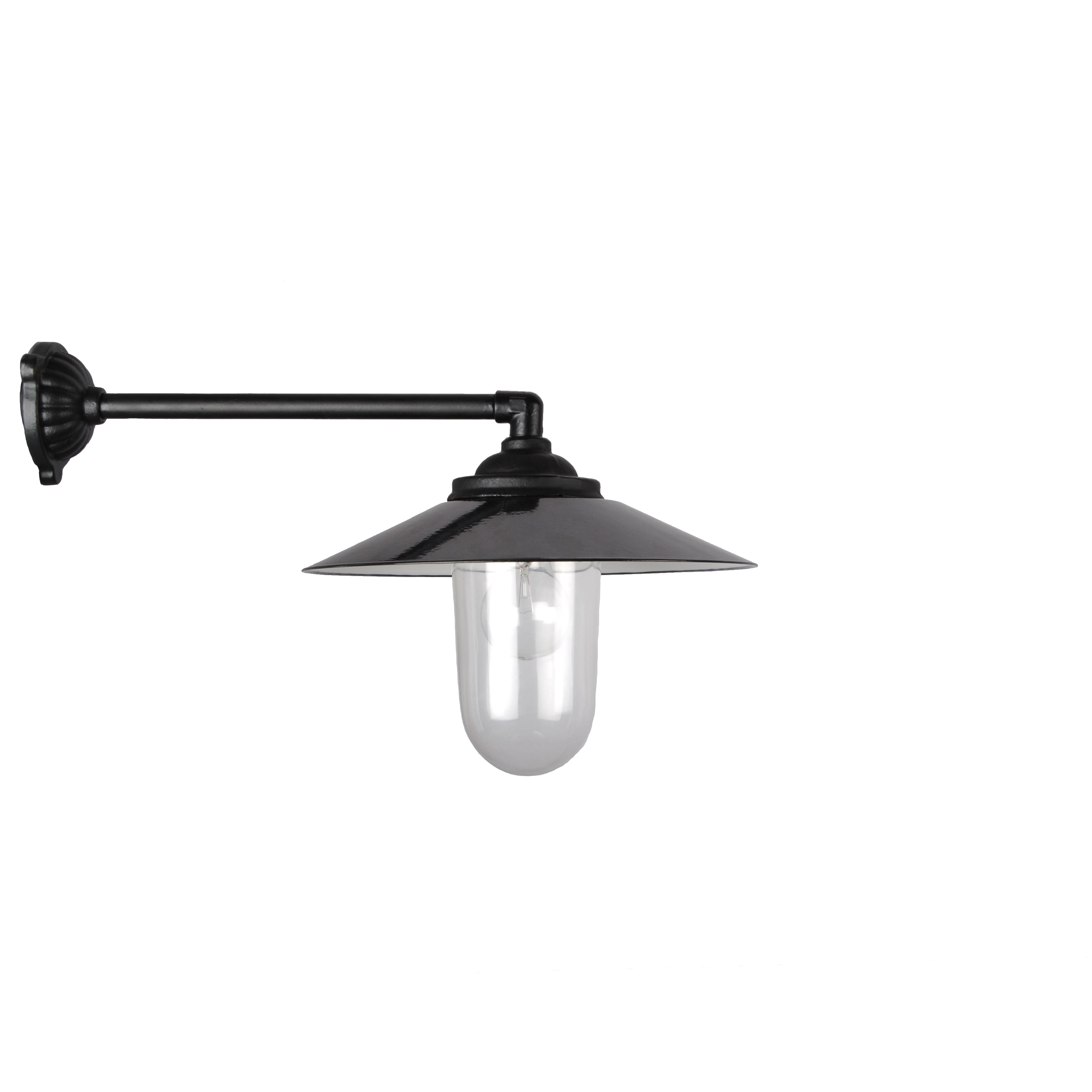 Staldlygte 90 lige 47 cm Sort Kulturbelysning