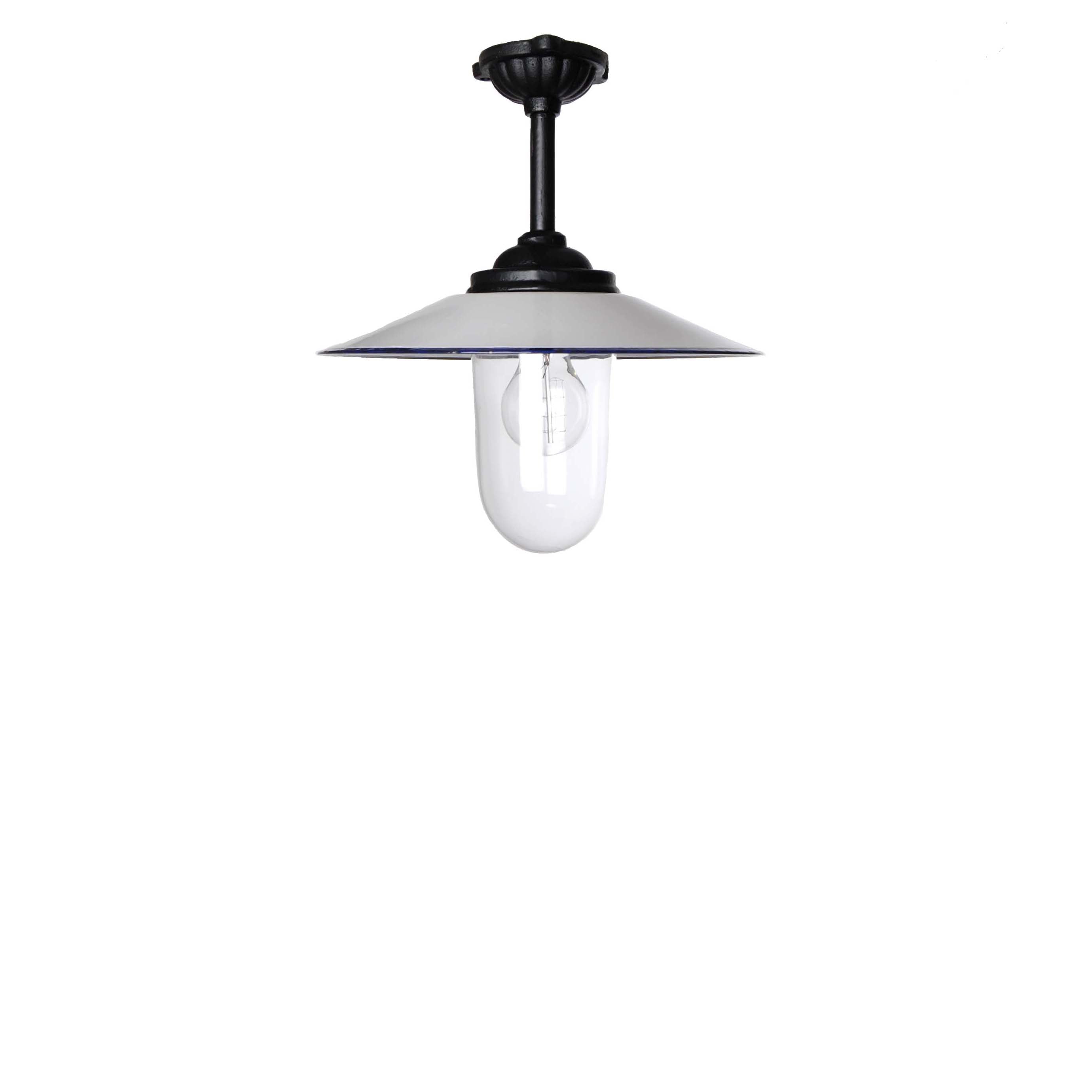 Staldlygte Hængende 32 cm Hvid Kulturbelysning