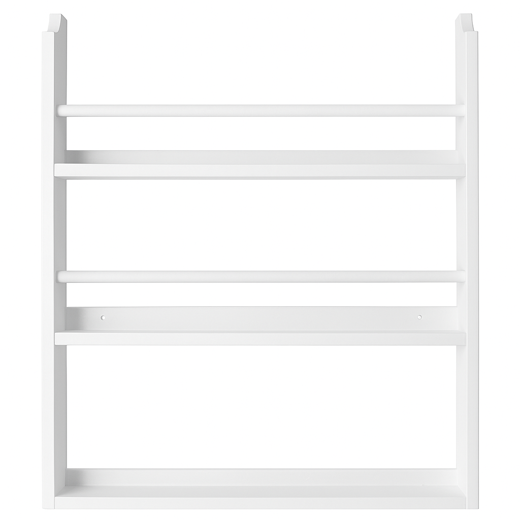 Tallrikshylla Ella i vitt