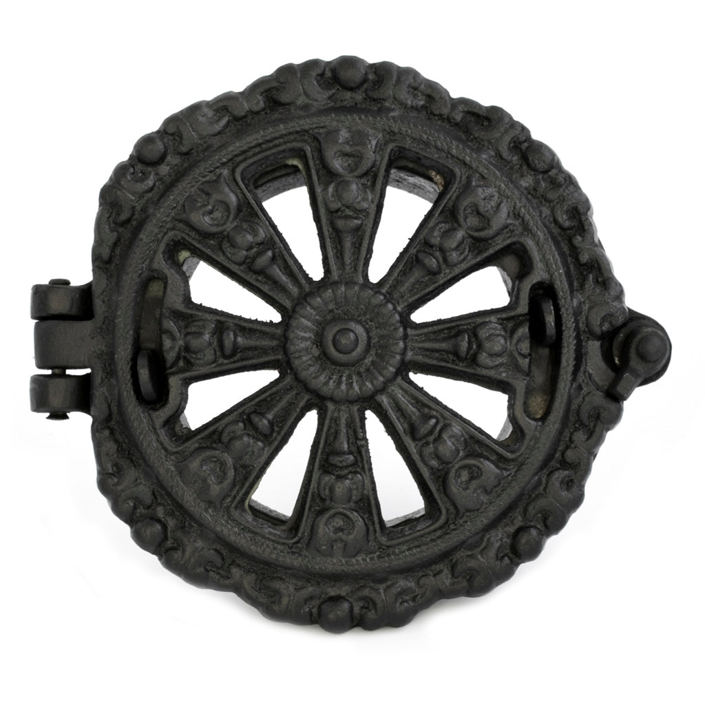 Ventil i støbejern m/studs Ornamenteret 140 mm