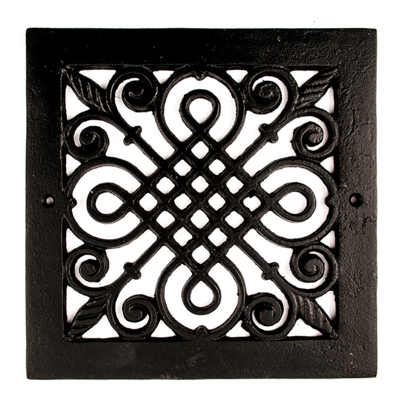 Ventilationsrist Ornamenteret 222 x 222 mm