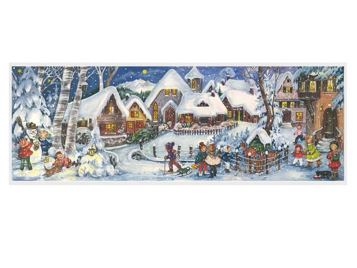 Adventskalender snefald