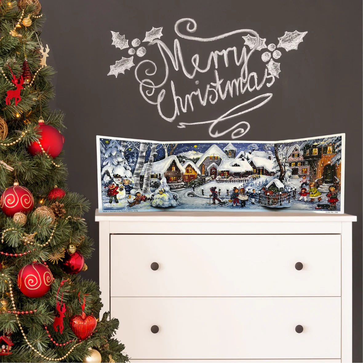 Adventskalender snefald