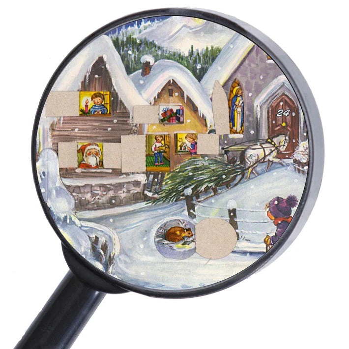 Adventskalender snefald