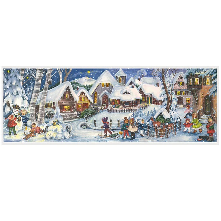 Adventskalender snefald