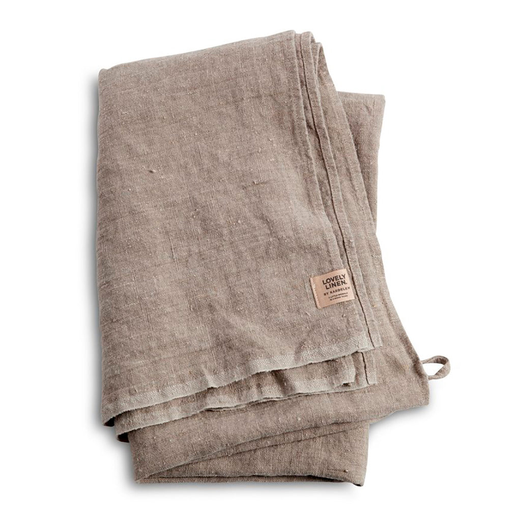 Linned badehåndklæde hammam Nature